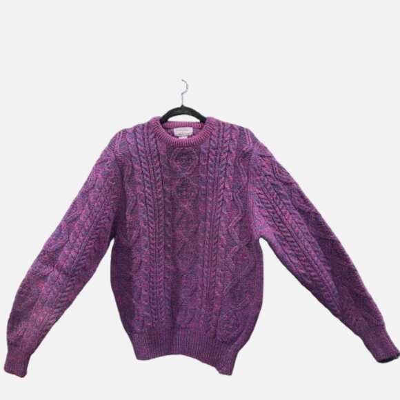 NWT VTG Lord & Taylor Wool Crewneck Preppy Holiday Christmas Sweater (Size M) - Picture 2 of 14